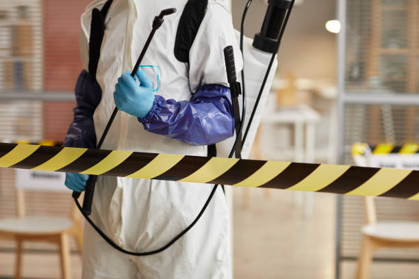 Professional Biohazard Cleanup technician working in Hyannis, MA